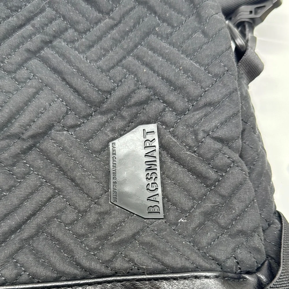 Bagsmart Black Quilted Computer Bag TOT7893B